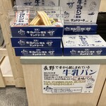 松代荘 売店 - 230319日　長野　松代荘 売店　牛乳ぱんのサンドケーキ
