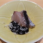 飯倉 からき - 炙った鰆、海苔醤油、山山葵