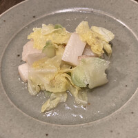 中華 本田 - ホタテと白菜の炒め物　優しい甘さがします