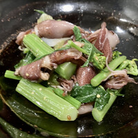 中華 本田 - ホタルイカと菜花の中華風　旬で粋ですな