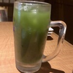 魚民 - 「宇治抹茶ハイ(大ジョッキ)」（581円)