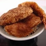 Yoroppa Ken - 三種盛りスペシャルカツ丼