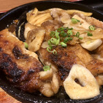 海鮮和食 仲々 - 若鶏ガーリックステーキ