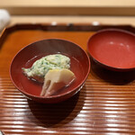 ひとつ - お椀　平貝の新庄と筍