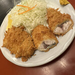 Tonkatsu Shuraku Miyabi - アジフライ&ロースかつ定食
