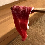 Wagyuu Yakiniku Nunogami - 幻ツラミ刺はトロッとした極上食感がたまらない❗️甘みも伝わり美味しい❤️