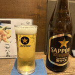 Tsudanumaya - サッポロ黒ラベル中瓶 ¥750