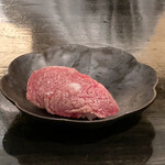 雄三郎 - 肉寿司 酢橘塩