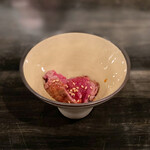 雄三郎 - ヘレのユッケ風