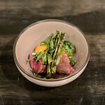 雄三郎 - ヘレのタタキ 白味噌カスタード