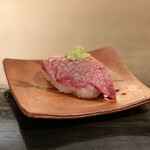 雄三郎 - 肉寿司 タレ