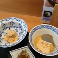 お料理 とみやま - 湯葉と餡掛け豆腐