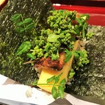 銀座 しのはら - 花山椒が山盛り