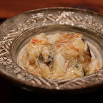 廣澤 - 毛ガニ･椎茸･クレソンの餡掛け