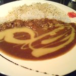 イタリア風ビーフキーマカレー＋リコッタチーズ 900円