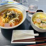 Seiyouken - 高菜ラーメンと海老かけご飯