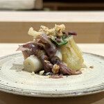 すし宮川 - ホタルイカ 晩白柚