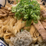 Abura Soba Shuugetsu - 油そば(平打ち麺)(大盛り:400g)