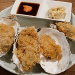 渋谷 牡蠣入レ時 - 牡蠣フライ いぶりがっこタルタルソース