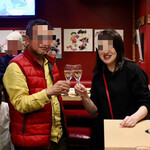 波へい - 佐保理ちゃんと乾杯♪