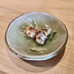 鮨 三心 - サヨリの皮