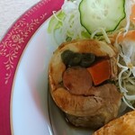 京町クロケットファミリー - 野菜とウインナーの鶏肉巻き