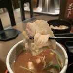 そじ坊 - 付け汁には、豚バラ