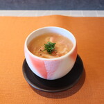 すし大 - 桜エビの茶碗蒸し