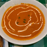 マサラ - バターチキンカレー&チーズナンセット　700円