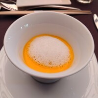 大阪城西の丸庭園 大阪迎賓館 - 季節野菜のポタージュ　カプチーノ仕立て