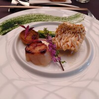 大阪城西の丸庭園 大阪迎賓館 - 甘鯛のうろこ焼きと帆立　野菜の軽いソース