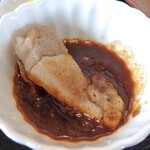 さぎり茶屋 - ポークリブロースステーキ（バーベキューソースを付けて）