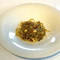 イルマーレ - ③季節の野菜と白インゲン豆と烏賊のラグーソースの
                　パスタ
