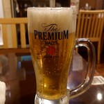 Raku Gyouza Izakaya Suidoubashiten - 生ビール：380円