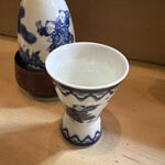 おでん 十七八 - 日本酒（熱燗）です