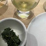 JAPAN RAIL CAFE - 水出し玉露とその茶葉に塩入り