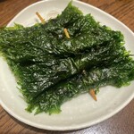 狩野食堂 - 料理写真:しそ巻きふた串