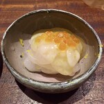 弧柳 - 白海老(富山県)  鱒キャビア　柚子