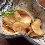 弧柳 - 北寄貝(北海道)  辛味大根　酢橘醤油