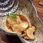 弧柳 - 北寄貝(北海道)  辛味大根　酢橘醤油