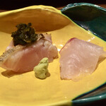 弧柳 - 明石の鯛　海水
      白甘鯛(和歌山)  花山葵