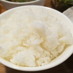 キッチン ブルー グローブ - ご飯大盛りのアップ