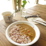 カフェボスケ - キッズ・カレー500円　キッズ・ドリンク付