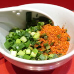 ラーメン二郎 - 待ってる間にカスタマイズ♪