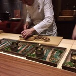 弧柳 - 旬肴:朝堀り筍(貝塚市本積)  桜海老(静岡県)  花さんしょう