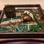 弧柳 - 旬肴:朝堀り筍(貝塚市本積)  桜海老(静岡県)  花さんしょう