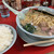 ラーメン山岡家 - 料理写真:
          醤油ネギラーメン大盛＋コロコロチャーシュートッピング＋ライス