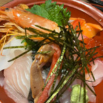 Robata Kaba - 特選海鮮丼　(メニュー表の写真が豪華過ぎ)