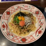 五右衛門 - 明太子と辛子高菜のパスタ