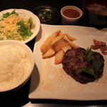 ステーキハウス 听 - （ランチ）ハンバークステーキ 120g1,580円